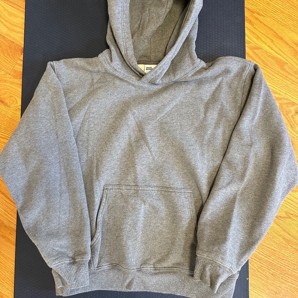 TNA Tops - TNA for Aritzia Cozy Fleece Perfect Fit Hoodie Size L Charcoal Gray